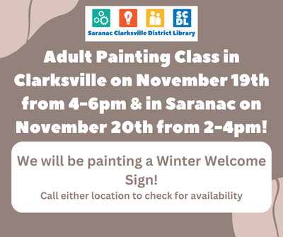 Adult Painting in Saranac